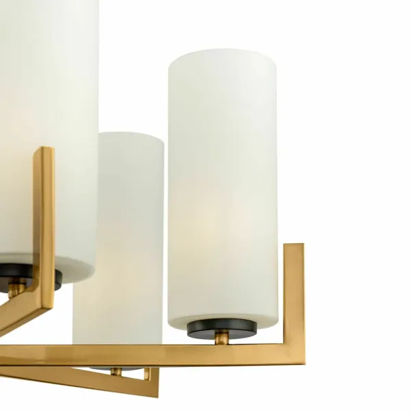 Candelabru Maytoni Fortano negru/alb 6 becuri picture - 3
