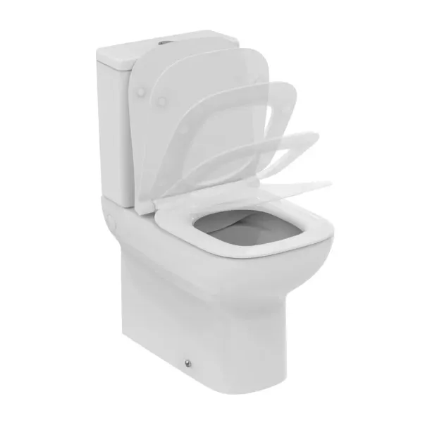 Capac WC Ideal Standard i.life S slim softclose alb lucios picture - 3
