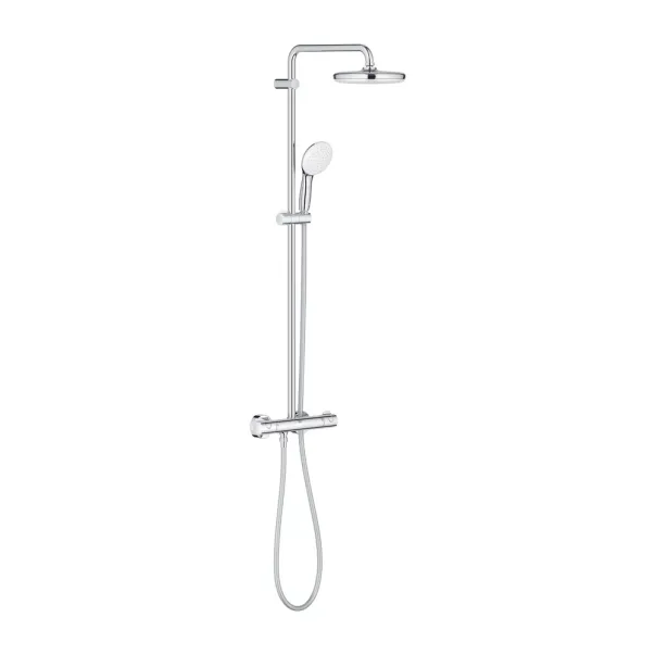 Coloana de dus cu baterie termostatata Grohe Tempesta 210 finisaj crom lucios picture - 3