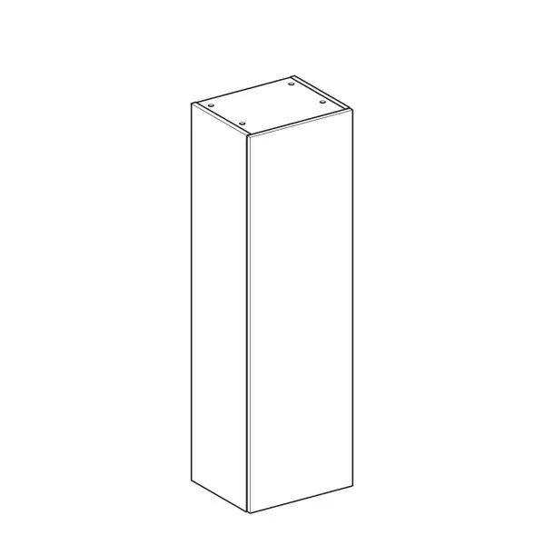 Dulap inalt suspendat Geberit Smyle Square alb 1 usa 36 cm picture - 2
