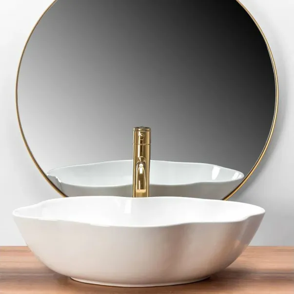 Lavoar alb pe blat Rea Pearl 51,5 cm picture - 4