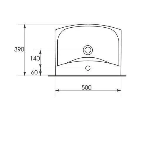 Lavoar Suspendat Carina Cersanit 50cm picture - 5