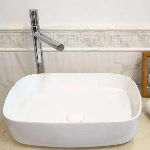 Lavoar pe blat alb Fluminia Pallas 50 cm picture - 5