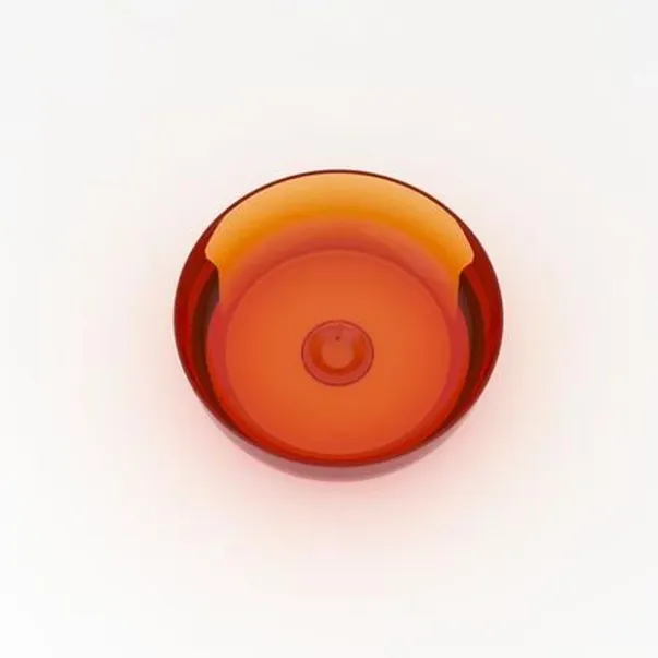 Lavoar pe blat Rune Mond rotund 40 cm rasina transparenta  - portocaliu picture - 6