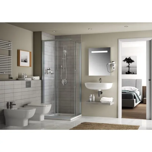 Oglinda cu iluminare si dezaburire Ideal Standard Mirror&Light 70x70 cm picture - 3