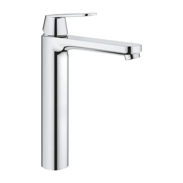Pachet lavoar pe blat Omnires Ovo M+ alb 55 cm, baterie lavoar Grohe Eurosmart Cosmopolitan XL crom si ventil lavoar Click-Clack crom picture - 3