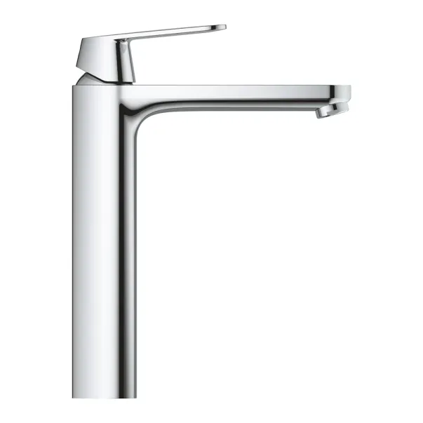 Pachet lavoar pe blat Omnires Ovo M+ alb 55 cm, baterie lavoar Grohe Eurosmart Cosmopolitan XL crom si ventil lavoar Click-Clack crom picture - 6