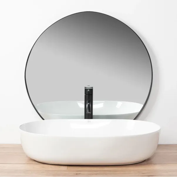 Pachet lavoar pe blat Rea Cleo alb 61 cm, baterie lavoar Grohe Eurosmart Cosmopolitan XL crom si ventil lavoar Click-Clack crom picture - 5