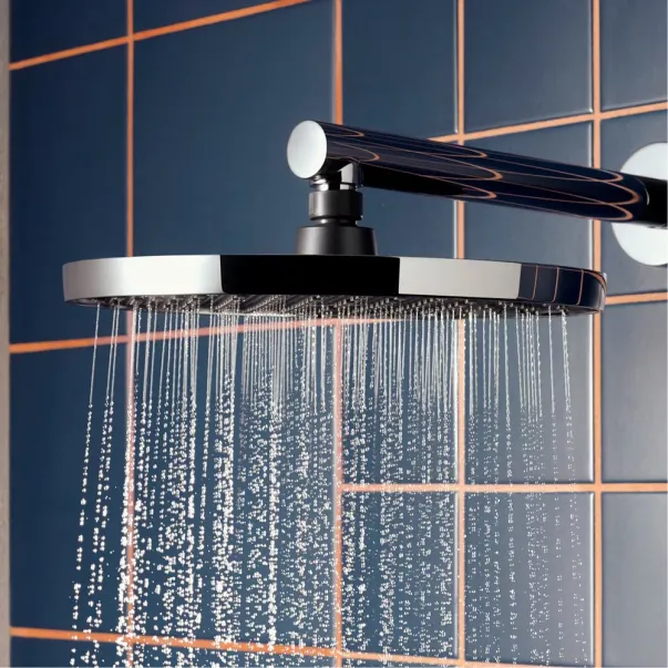 Palarie de dus rotunda Hansgrohe Activera S EcoSmart 24 cm crom lucios 1 functie picture - 2