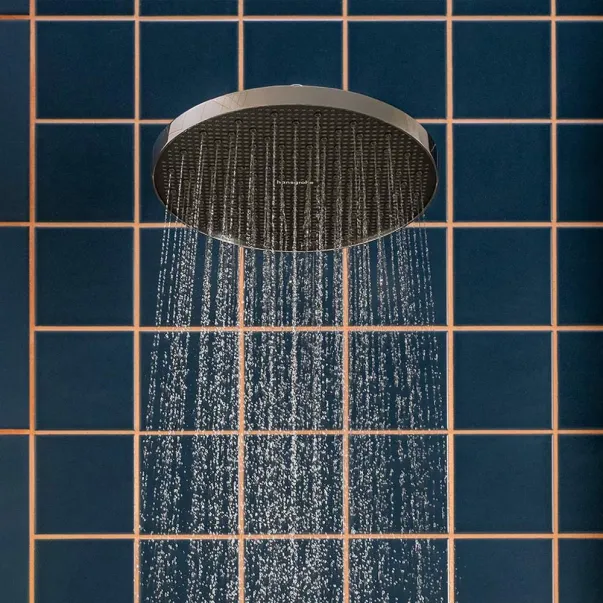 Palarie de dus rotunda Hansgrohe Activera S EcoSmart 24 cm crom lucios 1 functie picture - 3