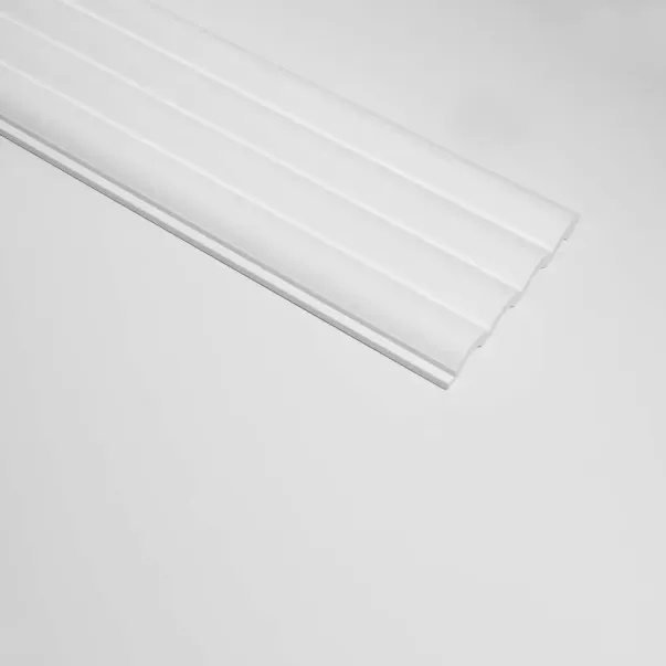 Panou riflaj Lamelio Luna finisaj alb 12.2x270 cm picture - 2