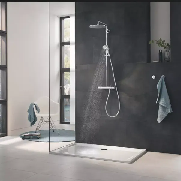 Para de dus Grohe Rainshower SmartActive 130 3 functii crom lucios picture - 3