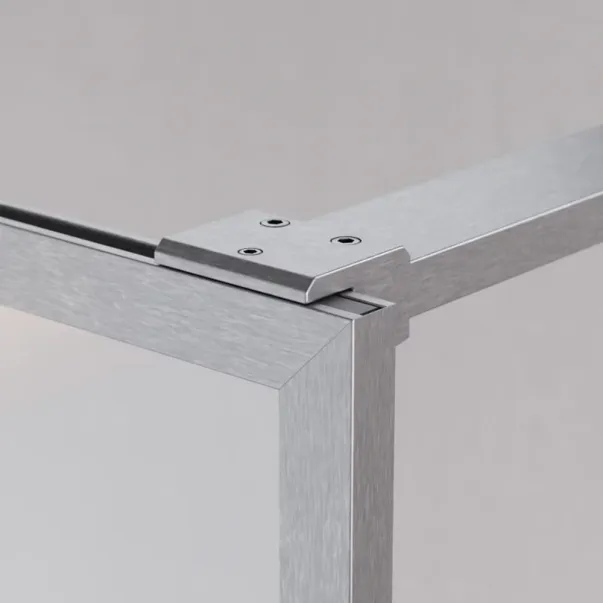 Paravan de dus tip Walk-in Radaway Modo F II nichel periat-transparent 65 cm sticla securizata 8 mm picture - 4