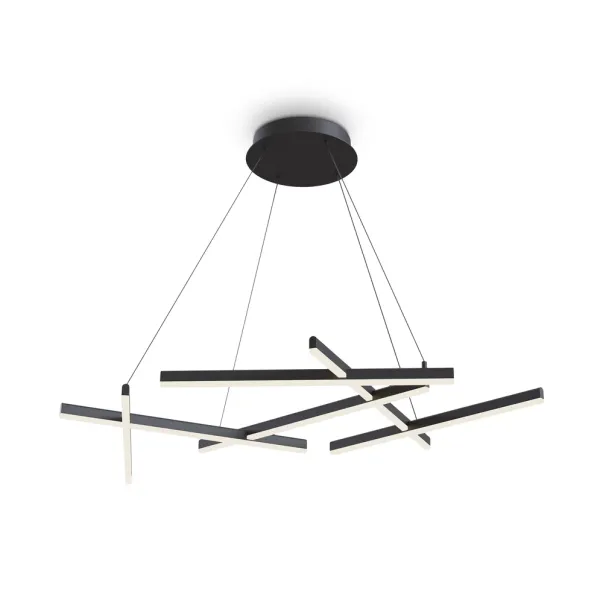 Pendul Maytoni Line negru LED x 6 picture - 2