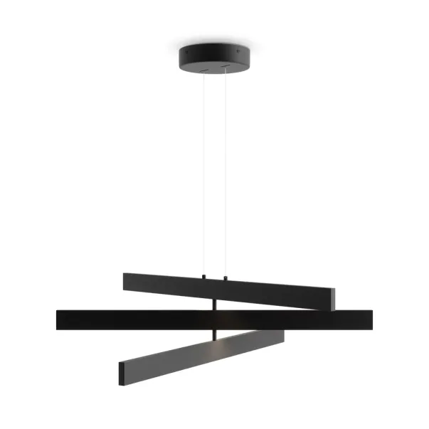 Pendul Maytoni Origami negru/negru 3 becuri picture - 3