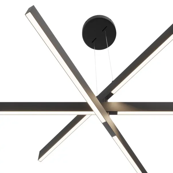 Pendul Maytoni Origami negru/negru 3 becuri picture - 4