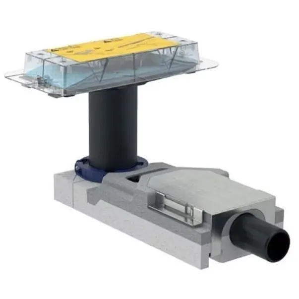 Set rigola pentru dus Geberit CleanLine 65-90 mm plus capac 30-90 cm metal periat cu margine neagra picture - 7