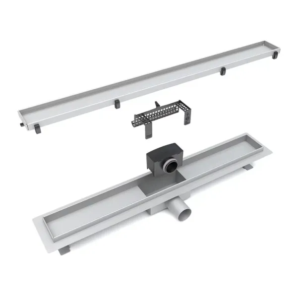 Set rigola pentru dus plus capac Inter Ceramic New Generation IC 70 cm finisaj oglinda lucios/faiantabil flansa 2 cm picture - 4