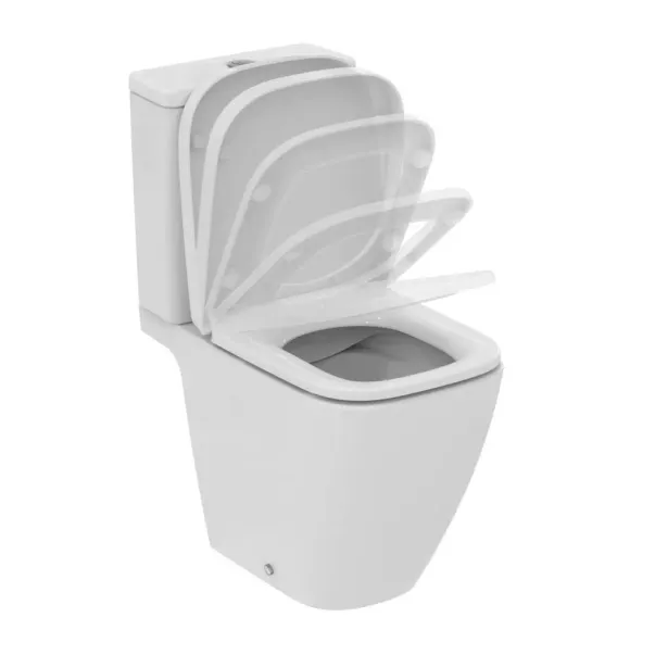 Vas WC pe pardoseala Ideal Standard i.life S Compact rimless alb lucios picture - 9