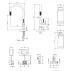 Baterie bucatarie grafit Omnires Switch cu 3 cai, pentru apa filtrata picture - 4