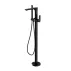 Baterie cada - dus freestanding Cersanit Crea monocomanda negru mat picture - 1