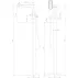 Baterie cada - dus freestanding Inter Ceramic finisaj crom lucios cu set de dus picture - 2