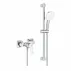 Baterie dus Grohe Cubeo finisaj crom lucios cu set de dus si para cu 2 functii picture - 1
