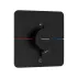 Baterie dus termostatata incastrata negru mat Hansgrohe ShowerSelect Comfort Q 1 functie si iesire suplimentara picture - 1