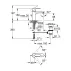 Baterie lavoar Grohe Get marimea M crom lucios cu ventil picture - 5