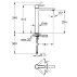 Baterie lavoar inalta Grohe Lineare marimea XL crom picture - 5