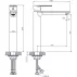 Baterie lavoar inalta Inter Ceramic Dover monocomanda auriu lucios picture - 3