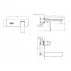 Baterie lavoar incastrata Inter Ceramic Elinor monocomanda negru mat cu corp ingropat picture - 3