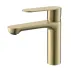 Baterie lavoar Inter Ceramic Trento monocomanda auriu periat picture - 2