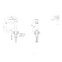 Baterie lavoar Inter Ceramic Trento monocomanda auriu periat picture - 3