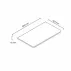 Blat pentru lavoar Rune Skiva din compozit 80 cm alb picture - 7