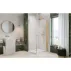 Cabina de dus dreptunghiulara cu usa batanta Radaway Nes KDJ I 100x80 cm finisaj auriu lucios-transparent dreapta picture - 2