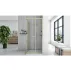 Cabina de dus patrata cu usi glisante auriu Rea City 90x90 cm picture - 3