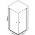 Cabina de dus patrata Inter Ceramic cu usi pivotante 90x90 cm crom lucios-puncte albe picture - 3