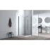Cabina de dus patrata Inter Ceramic cu usi pivotante 90x90 cm crom lucios-puncte albe picture - 2