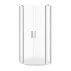 Cabina de dus semirotunda Cersanit Moduo cu 2 usi pivotante 80x80 crom picture - 2