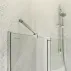 Cabina de dus semirotunda Cersanit Moduo cu 2 usi pivotante 80x80 crom picture - 5