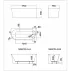 Cada freestanding Rune Birka Boyd 170x75 cm dreapta alb lucios lipita de perete, BTW picture - 9
