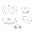 Cada freestanding din compozit Rune Thyrm 160x95 cm picture - 4