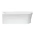 Cada freestanding Duravit DuraSenja 150x75 cm finisaj alb stanga lipita de perete, BTW picture - 1