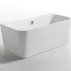 Cada freestanding Kreiner Maggie 160x75 cm finisaj alb lipita de perete, BTW picture - 1