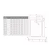 Cadita dus dreptunghiulara Radaway Doros F Compact 100x70 cm acril alb picture - 2