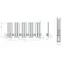 Calorifer de baie portprosop Rune Lysa Slim 1200x500 mm alb picture - 4