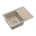 Chiuveta compozit incastrata Quadron Pop Tony 116 bej nisipiu 60x45 cm picture - 1