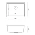 Chiuveta compozit sub blat Quadron Logan 100 bej - cupru 56x45 cm picture - 3