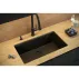 Chiuveta compozit incastrata Quadron Logan 110 negru 76x44 cm picture - 2